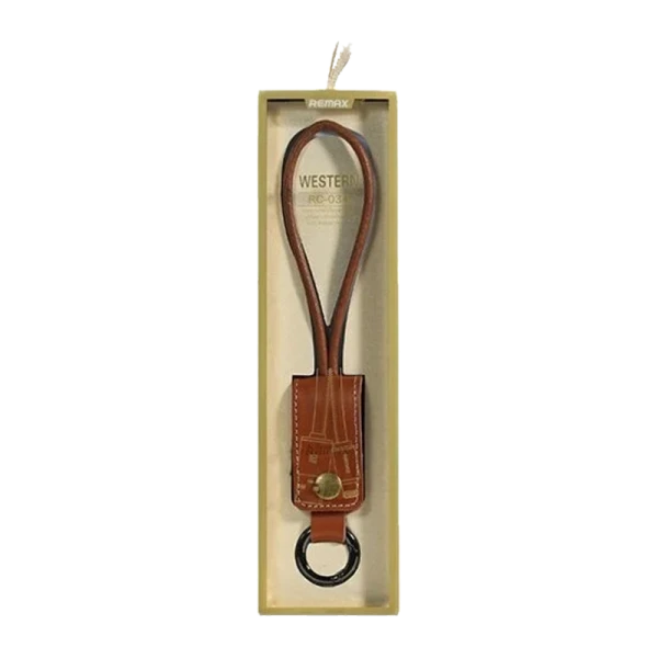 USB кабель REMAX Western (IPhone 5/6/7/SE) RC-034i Коричневый