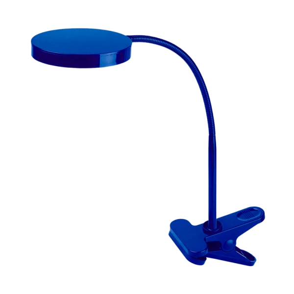 Светильник настольный ЭРА NLED-435 4W 220V 6LED IP20 прищепка синий (1/6)