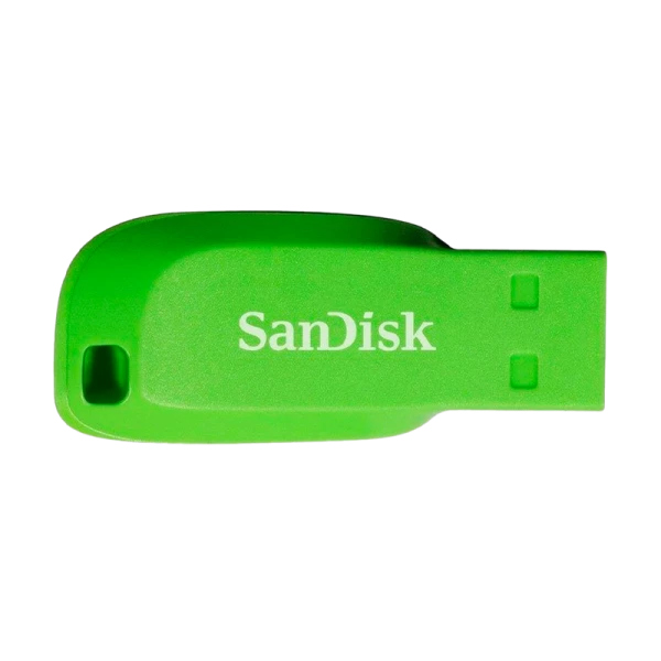 Флеш-накопитель SanDisk Cruzer Blade CZ50 16GB USB2.0 пластик зеленый