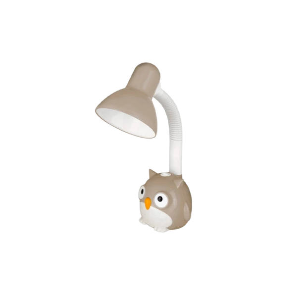 Светильник настольный Camelion KD-380 40W 230V E27 на основании серый (1/12)