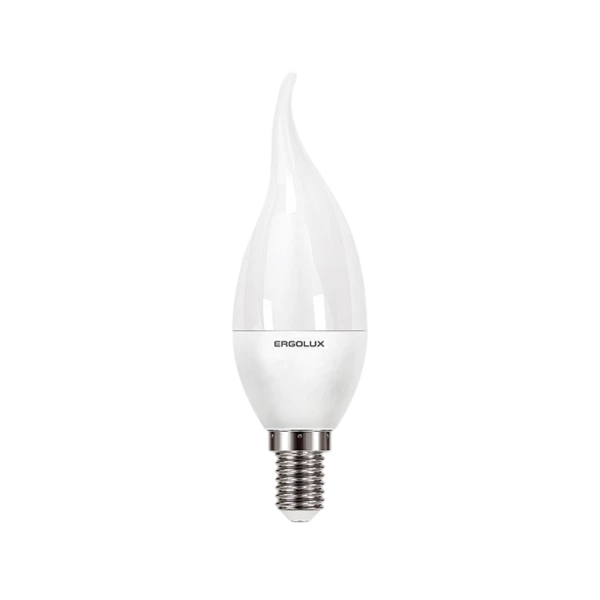 Лампа светодиодная Ergolux CA35 E14 9W 4000К 172-265V свеча на ветру (1/10/100)