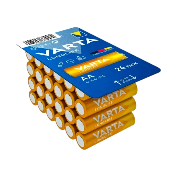 Батарейка Varta LONGLIFE LR6 AA BOX24 Alkaline 1.5V (4106)