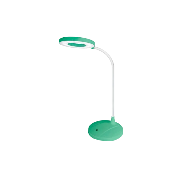 Светильник настольный Ultraflash UF-745 7W на основании сенс. диммируемый зеленый (1/30)