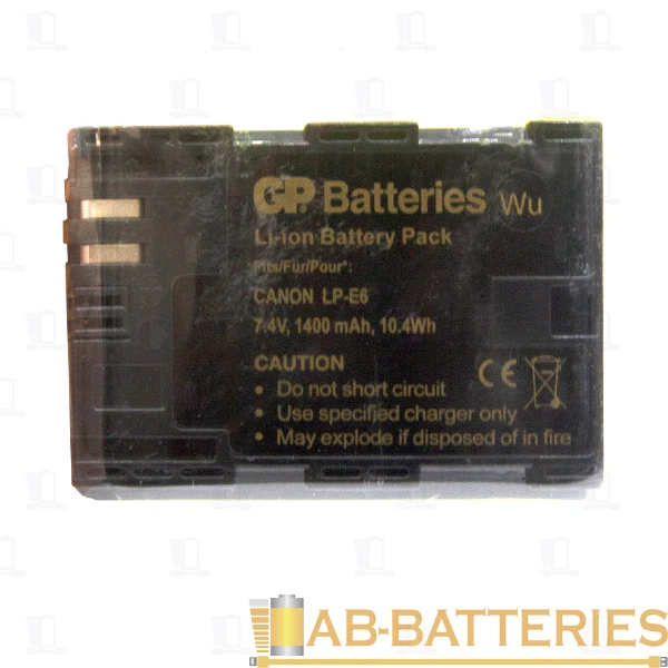 Аккумулятор для цифровой камеры GP DCA020 (Canon LP-E6) 7.4V 1400mAh