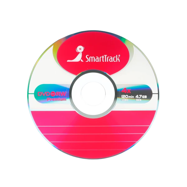 Диск DVD-RW SmartTrack CB-50 4.7GB 4x 50шт. cake box (50/250)
