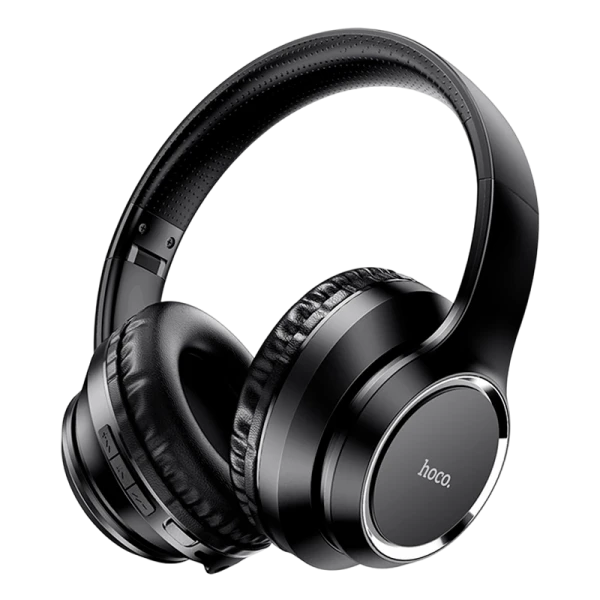 Наушники полноразмерные HOCO W28 bluetooth 5.0 с микр. microSD черный (1/30)