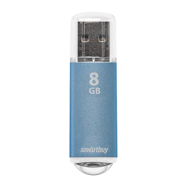 Флеш-накопитель Smartbuy V-Cut 8GB USB2.0 пластик синий