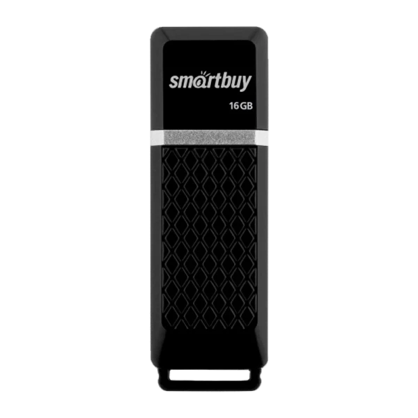 Флеш-накопитель Smartbuy Quartz 16GB USB2.0 пластик черный