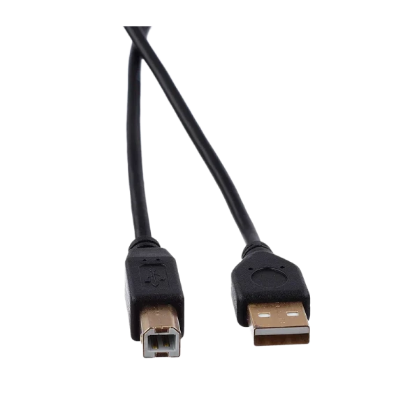 Кабель GoPower USB A (m)-USB B (m) 1.8м ПВХ черный Premium Zip-Lock c подвесом (1/200)