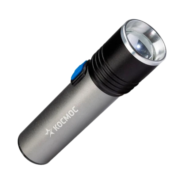 *Фонарь универсальный Космос 111Lit 3W LED от аккумулятора IP53 3 режима+ZOOM черный серый (1/60/120