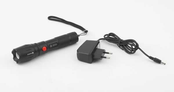 Фонарь универсальный ЭРА MA-701 Калибр АРМИЯ РОССИИ 5W 1LED от аккумулятора светонакопитель черный