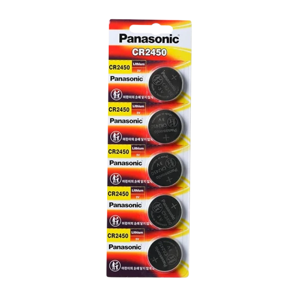 Батарейка Panasonic Power Cells CR2450 BL5 Lithium 3V CN (Китай)