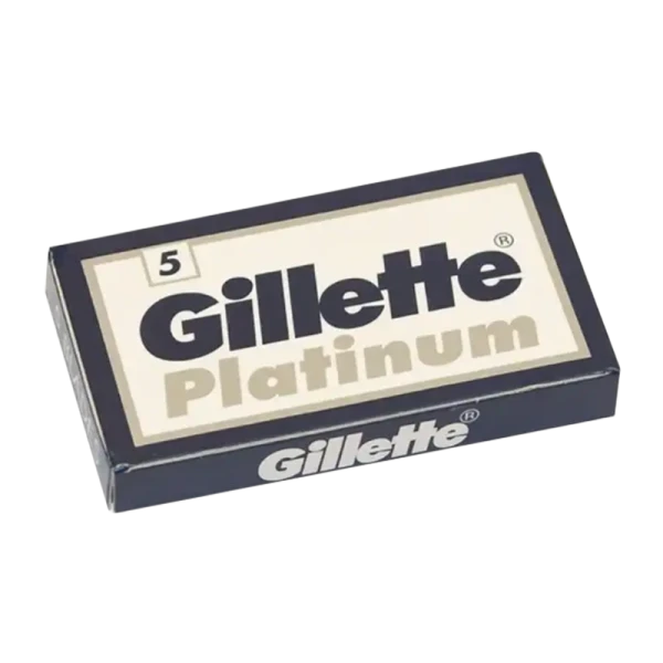 Лезвия Gillette Platinum двустронние 5шт в упаковке, цена за 1 лезвие (5/100/1200)