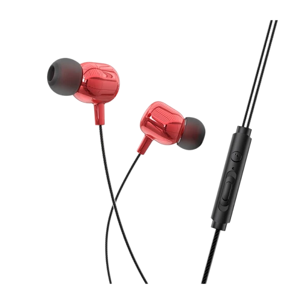 Наушники внутриканальные HOCO M87 с микр. красный (1/21/210)