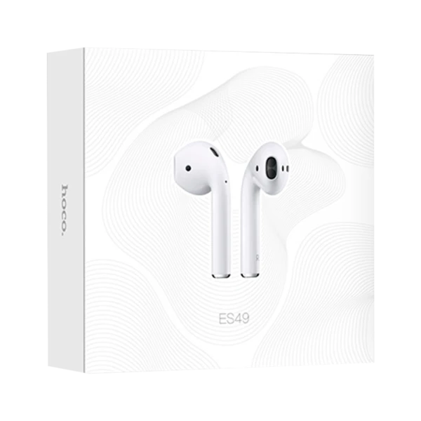Наушники вставные HOCO ES49 bluetooth 5.0 с микр. белый (1/21/126)