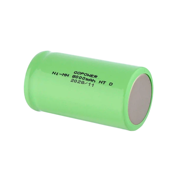 Аккумулятор высокотемпературный GoPower HR20 D NI-MH 8000mAh (1/10/120)