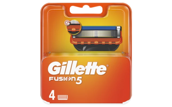 Сменные кассеты Gillette FUSION 5 лезвий 4шт. (цена за 1 шт) (4/40)