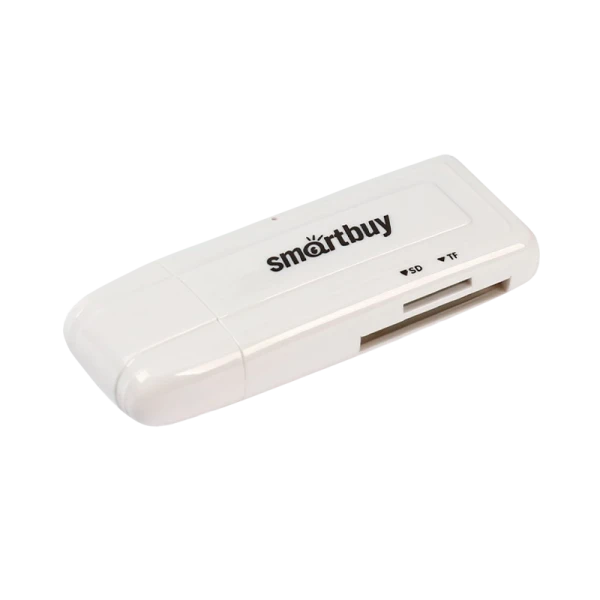 Картридер Smartbuy 705 USB3.0 SD/microSD белый (1/20)