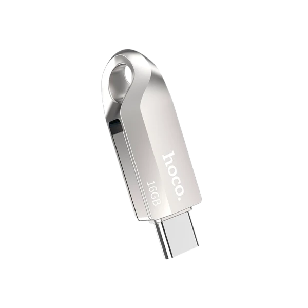 Флеш-накопитель HOCO UD8 16GB USB3.0 Type-C (m) металл серебряный (1/50)