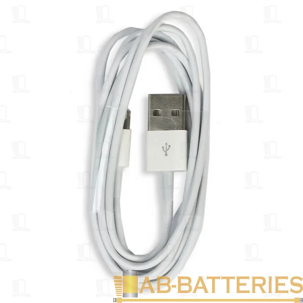 Кабель Smartbuy ik-5128 USB (m)-Lightning (m) 1.2м 2.1A силикон белый