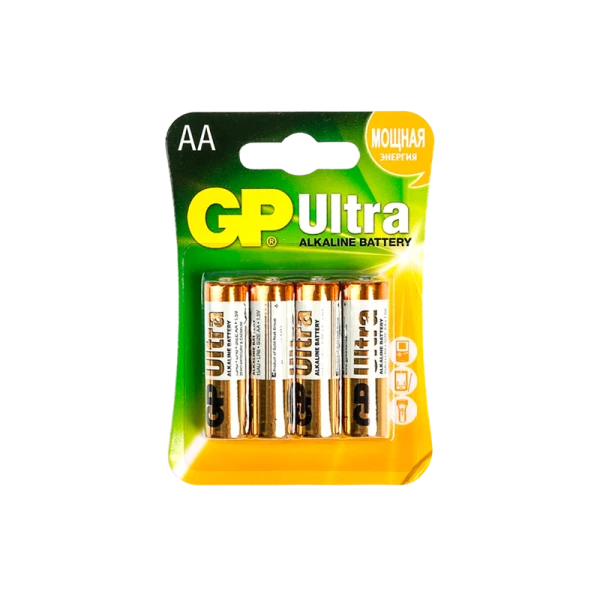 Батарейка GP ULTRA PLUS G-tech LR6 AA BL4 Alkaline 1.5V (4/40/320)