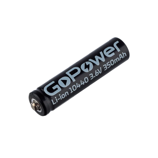 Аккумулятор Li-ion GoPower 10440 PC1 3.7V 350mAh без выводов