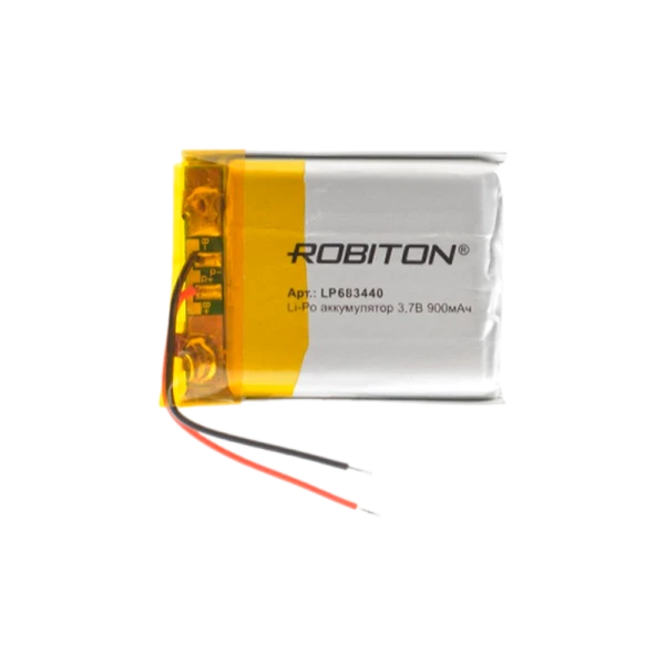Аккумулятор ROBITON LP683440 3,7В 900мАч