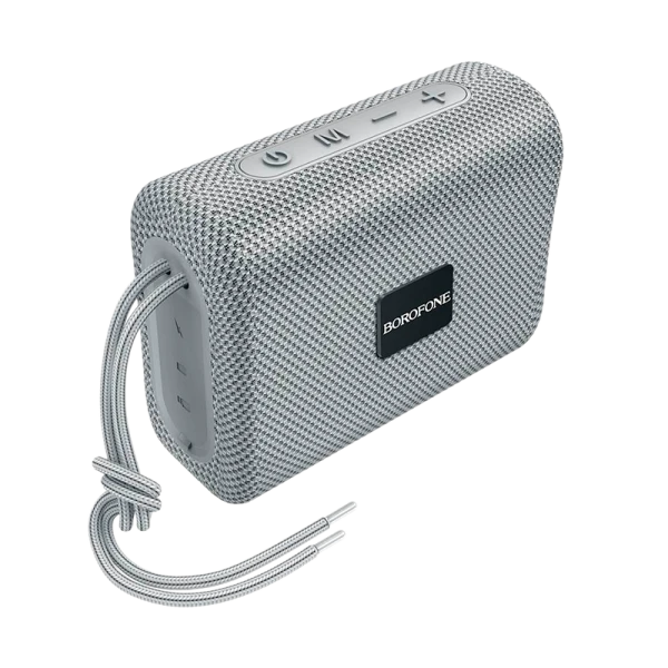 Портативная колонка Borofone BR18 bluetooth 5.1 FM/TF/USB/AUX серый (1/80)