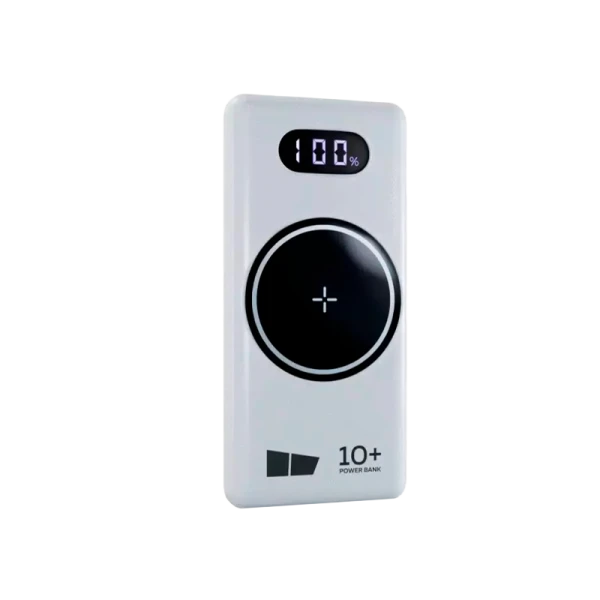 Внешний аккумулятор MORE CHOICE PB70S-10 10000mAh 3.0A 5W 3USB беспроводная зарядка белый