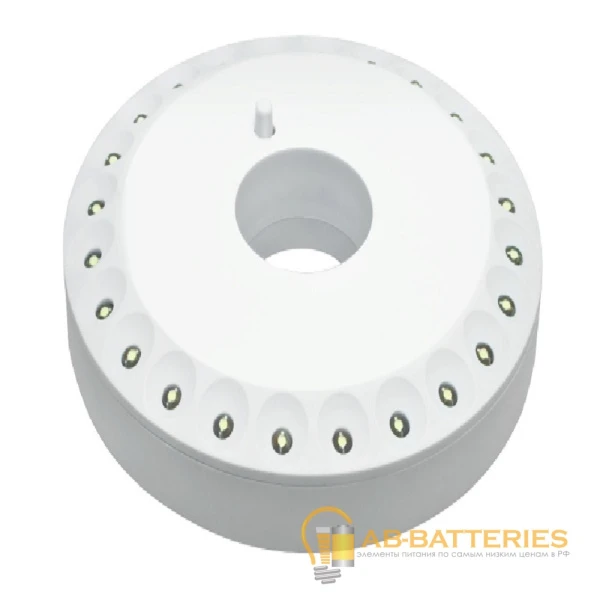 Фонарь туристический Navigator NPT-CA06 48LED от батареек IP33 диск белый (1/12/72)