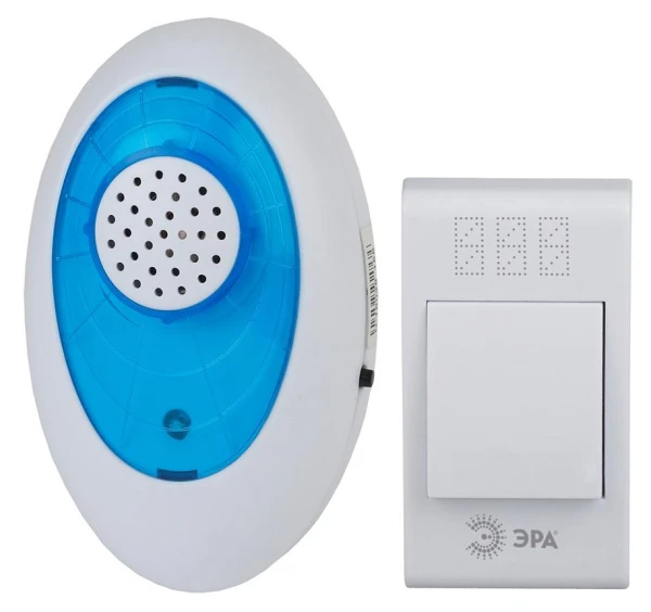Беспроводной звонок ЭРА A01 белый (1/24/72)