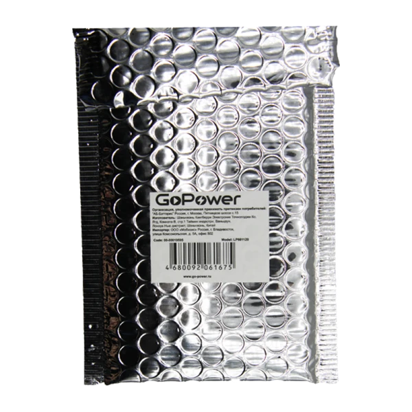 Аккумулятор Li-Pol GoPower LP601120 PK1 3.7V 100mAh с защитой (1/10/250)