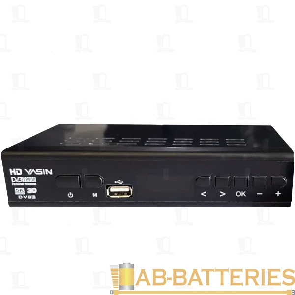 Приставка для цифрового ТВ YASIN Y-8000 DVB-T/T2 металл черный (1/60)