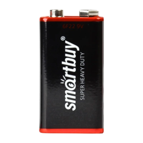 Батарейка Smartbuy Super Крона 6F22 Shrink 1 Heavy Duty 9V (1/10/400)