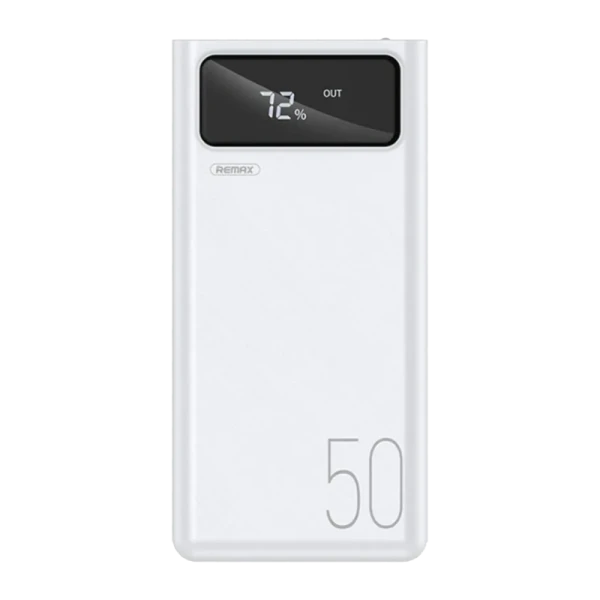 Внешний аккумулятор Remax RPP-162 50000mAh 2.0A 4USB/Lightning/Type-C белый (1/18)