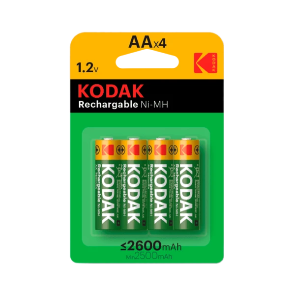 Аккумулятор бытовой Kodak HR6 AA BL4 NI-MH 2600mAh (4/80/640/15360)