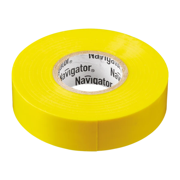 Изолента Navigator ПВХ 15мм*20м желтый (1/10/200)