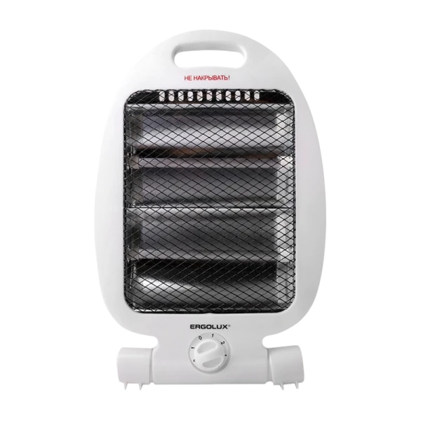 Обогреватель инфракрасный, кварцевый ERGOLUX ELX-QH01-C01 белый 220-240 В, 500/1000 Вт