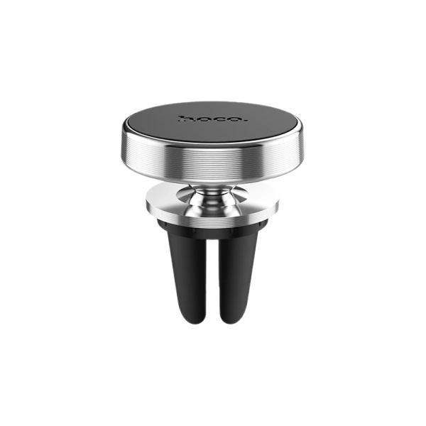 Держатель автомобильный HOCO CA47 в воздуховод магнит серебряный (1/210)