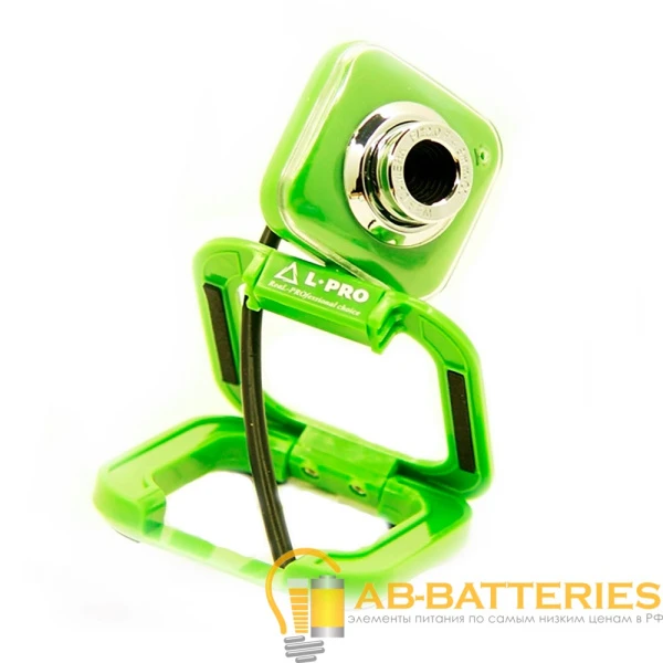 Веб-камера L-PRO 917/1403 CMOS 640x480 0.3Мп USB зеленый (1/80)