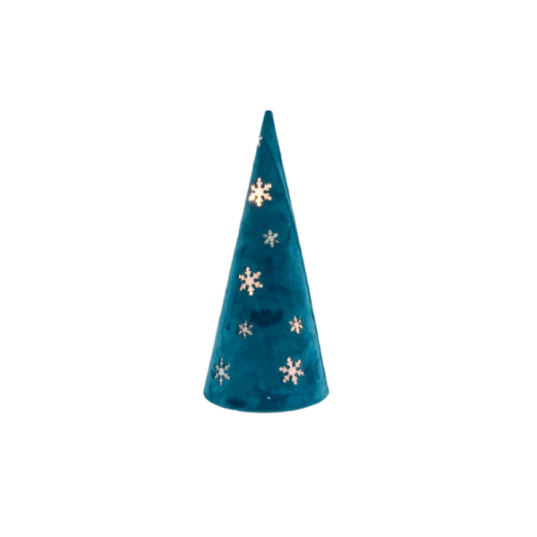 Гирлянда Космос Настольный светильник Конус 8LED 11*25cм белый теплый (1/12)