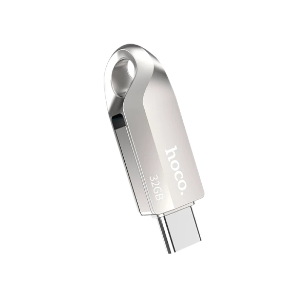 Флеш-накопитель HOCO UD8 32GB USB3.0 Type-C (m) металл серебряный (1/50)