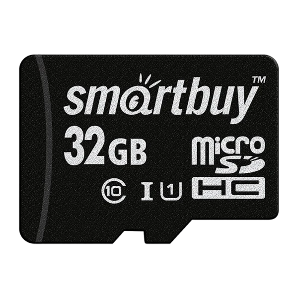 Карта памяти microSD Smartbuy 32GB Class10 UHS-I (U1) 10 МБ/сек без адаптера
