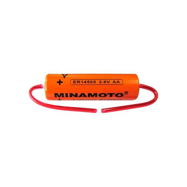 Батарейка Minamoto 14505 Shrink 1 Li-SOCl2 3.6V 2400mAh с выводами (1/38)