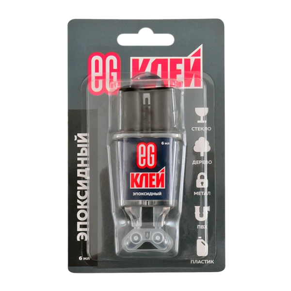 Клей Еврогарант/EG эпоксидный 3+3мл BL1 (1/20/240)
