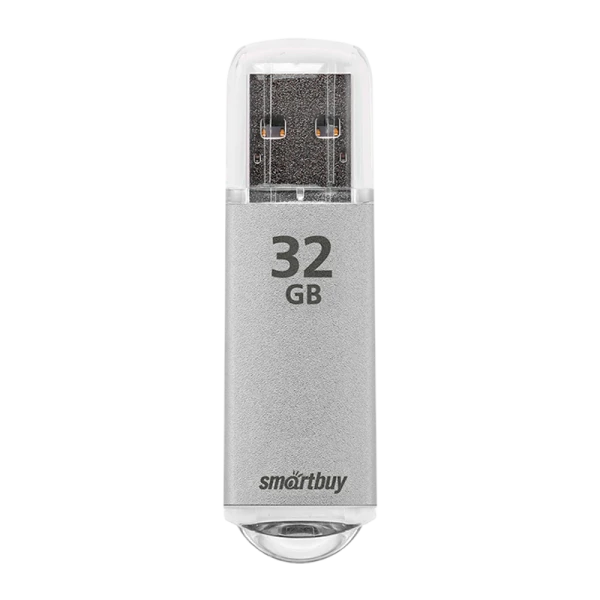 Флеш-накопитель Smartbuy V-Cut 32GB USB2.0 пластик серебряный