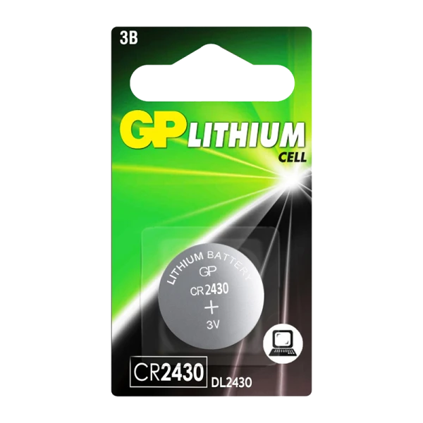 Батарейка GP CR2430 BL1 Lithium 3V (1/10/100/900)