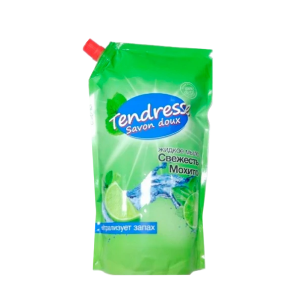 Жидкое мыло для рук Tendresse Свежесть мохито 1л дой-пак (1/6/90)