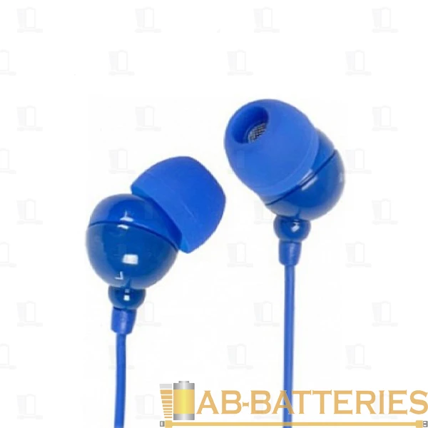 Наушники внутриканальные Smartbuy Color Trend синий (1/40/320)