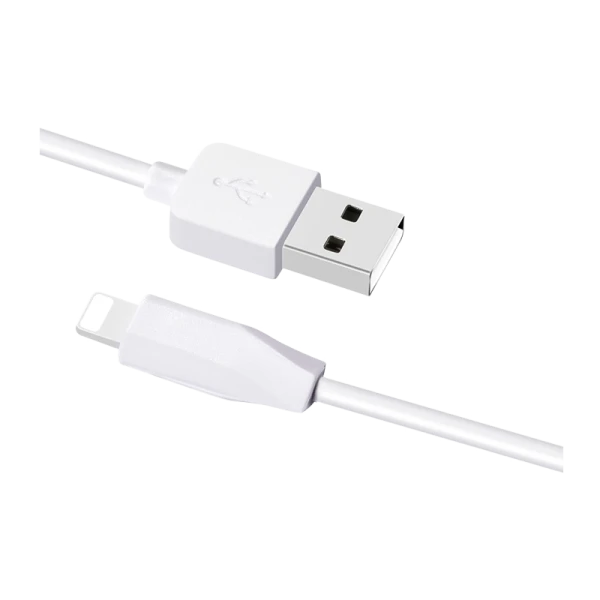 Кабель HOCO X1 USB (m)-Lightning (m) 1.0м 2.4A ПВХ белый (1/30/300)